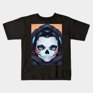 Mystical Skulls: Embrace the Enigmatic Allure of Alternative Designs Kids T-Shirt